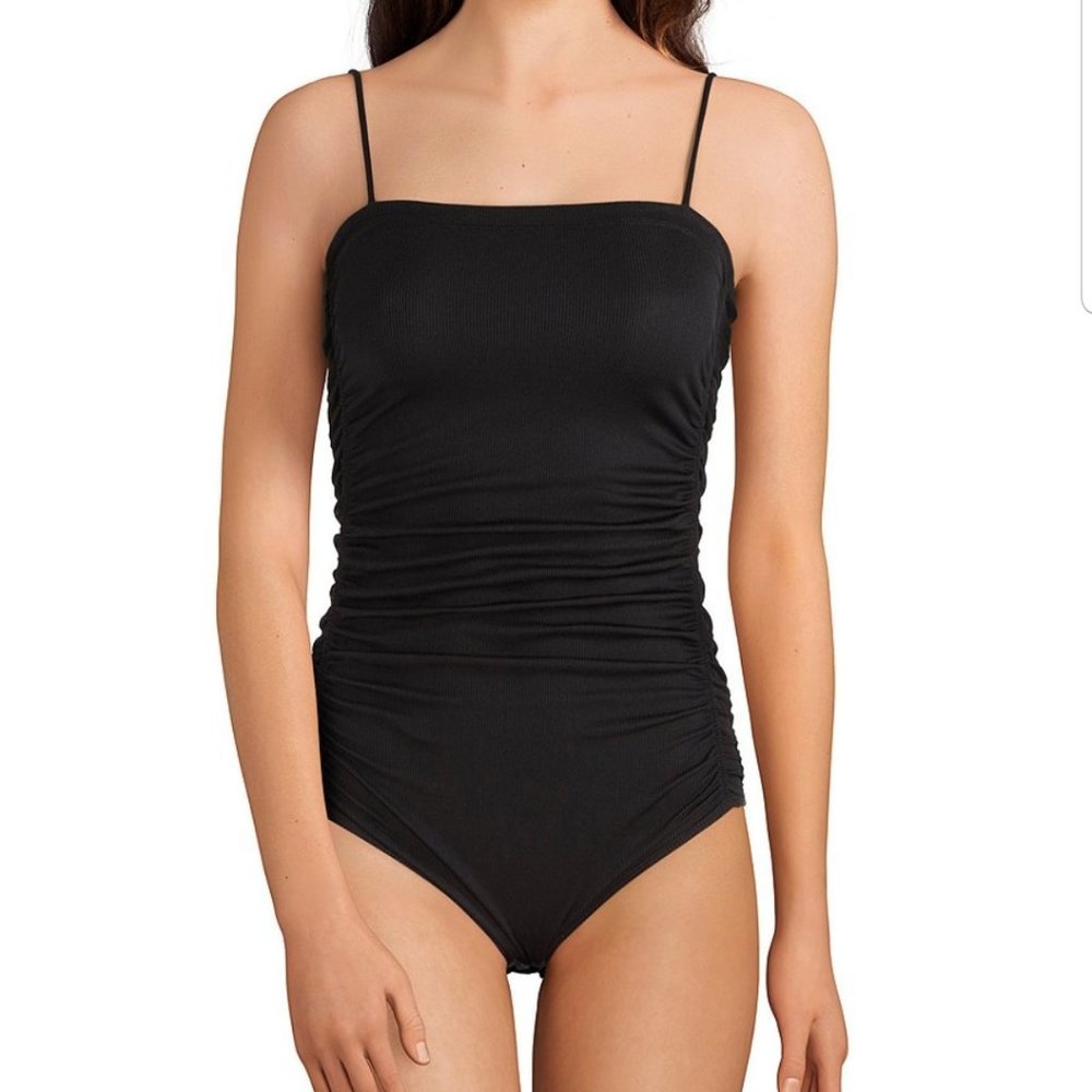 Free people on your side ribbed tank bodysuit